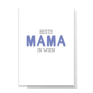 Beste Mama In Wien Greetings Card