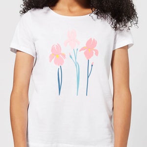 Trio Flower Women's T-Shirt - White