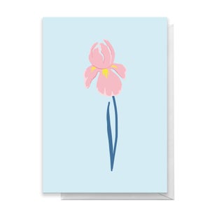Single Flower Greetings Card
