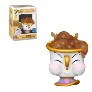 PIAB EXC Disney Beauty and the Beast Chip with Bubbles Pop! Vinyl Figure