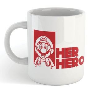 Super Mario Her Hero Mug - White