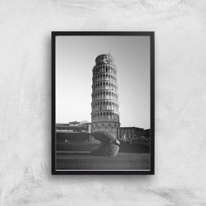 Leaning Tower Of Pisa Giclee Art Print