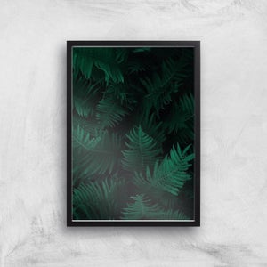 Dark Forest From Above Giclee Art Print