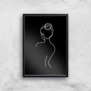 Her Neck Line At Night Giclee Art Print