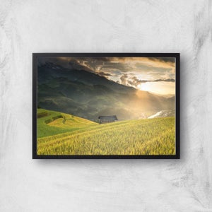 Field Of The Rising Sun Giclee Art Print