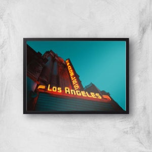 Neon Los Angeles Giclee Art Print