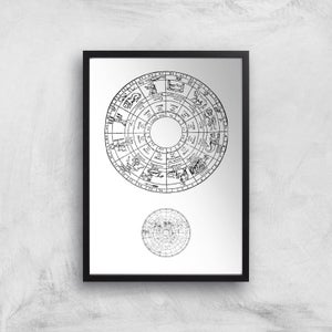 Astrological Dial Giclee Art Print