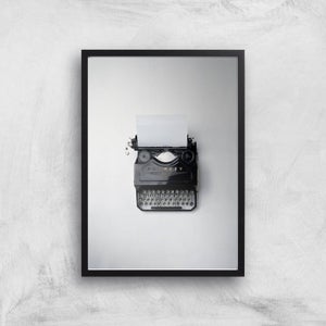 Typewriter Giclee Art Print