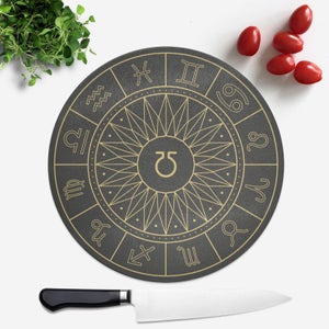 Horoscope Wheel Round Chopping Board