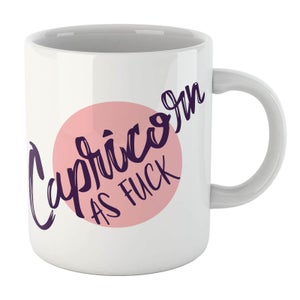 Capricorn As Fuck Mug