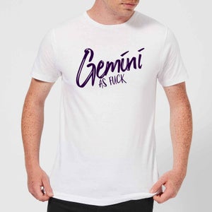 Gemini As Fuck Men's T-Shirt - White