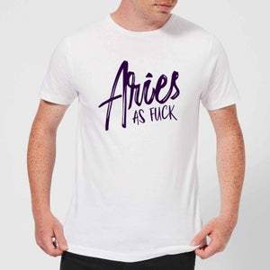 Aries As Fuck Men's T-Shirt - White