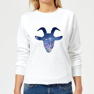 Aries Women's Sweatshirt - White