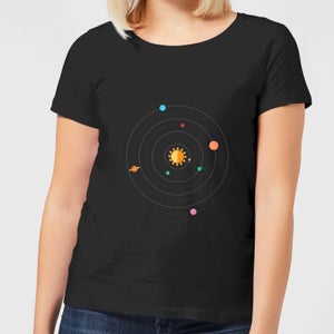 Solar System Women's T-Shirt - Black