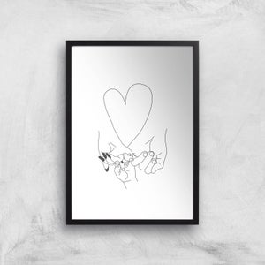 Parents Pinky Promise Giclee Art Print