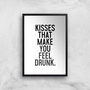 Kisses That Make You Feel Drunk Giclee Art Print