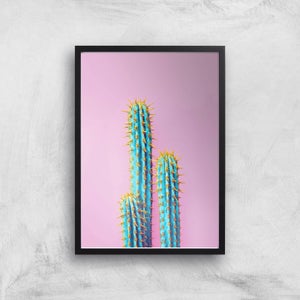 Flouro Cactus Giclee Art Print