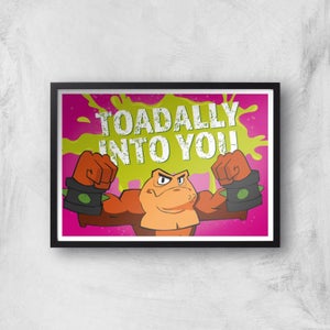 Battletoads Toadally Into You Art Print Giclee Art Print