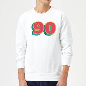 90 Dots Sweatshirt - White