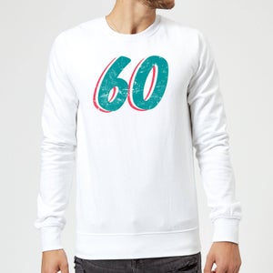 60 Distressed Sweatshirt - White