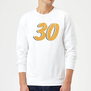 30 Distressed Sweatshirt - White
