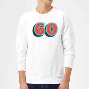 60 Dots Sweatshirt - White