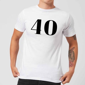 40 Men's T-Shirt - White