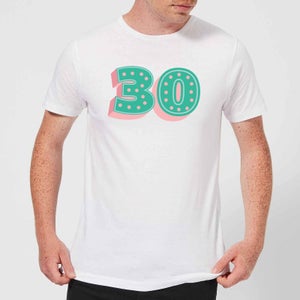 30 Dots Men's T-Shirt - White