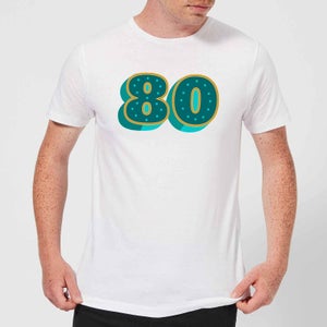 80 Dots Men's T-Shirt - White