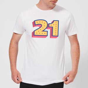 21 Dots Men's T-Shirt - White