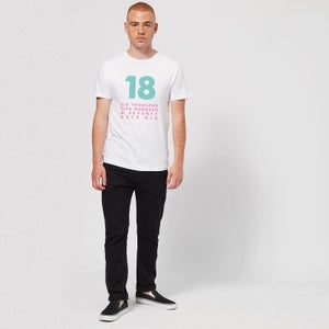 18 Six Thousand Five Hundred And Seventy Days Old Men's T-Shirt - White