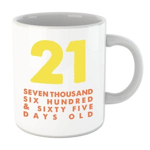 21 Seven Thousand Six Hundred And Sixty Five Days Old Mug