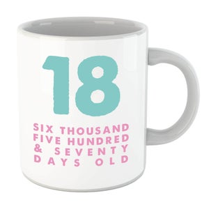 18 Six Thousand Five Hundred And Seventy Days Old Mug