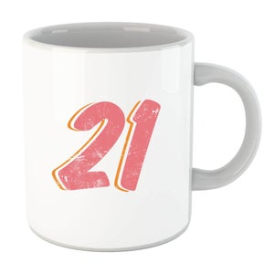 21 Distressed Mug