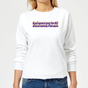 Bad News You're 50 Women's Sweatshirt - White