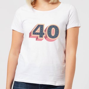 40 Dots Women's T-Shirt - White