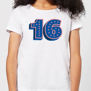 16 Dots Women's T-Shirt - White