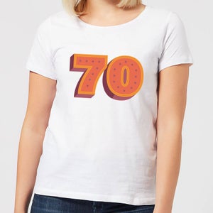 70 Dots Women's T-Shirt - White