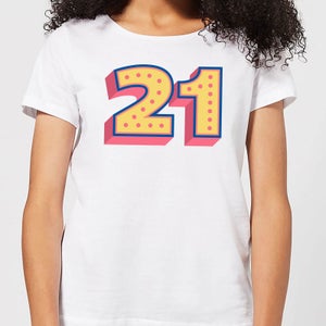21 Dots Women's T-Shirt - White