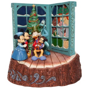 Disney Traditions Carved by Heart Mickey Mouse Christmas Carol Figurine 20cm