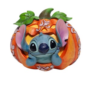 Disney Traditions Stitch in Jack-O-Lantern Figurine 10cm