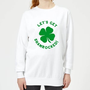 Let's Get Shamrocked! Women's Sweatshirt - White