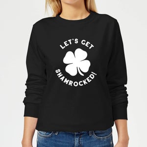 Let's Get Shamrocked! Women's Sweatshirt - Black