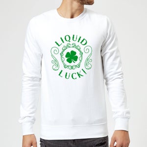 Liquid Luck Sweatshirt - White
