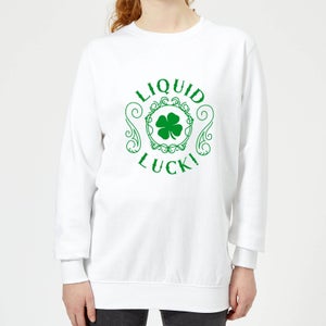 Liquid Luck Women's Sweatshirt - White