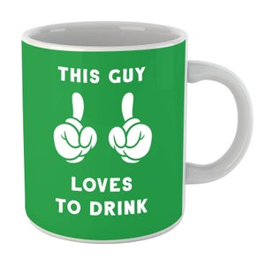 This Guy Loves To Drink Mug