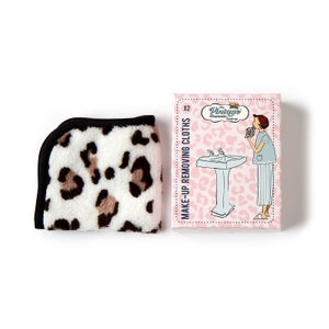 The Vintage Cosmetic Company Makeup Removing Cloths - Leopard