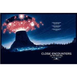 Close Encounters of the Third Kind ScreenPrint by Matt Ferguson