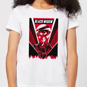 T-Shirt Black Widow Red Lightning - Bianco - Donna
