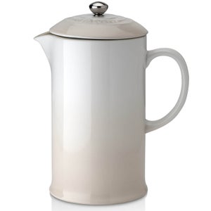 Le Creuset Stoneware Cafetiere Coffee Press - Meringue
